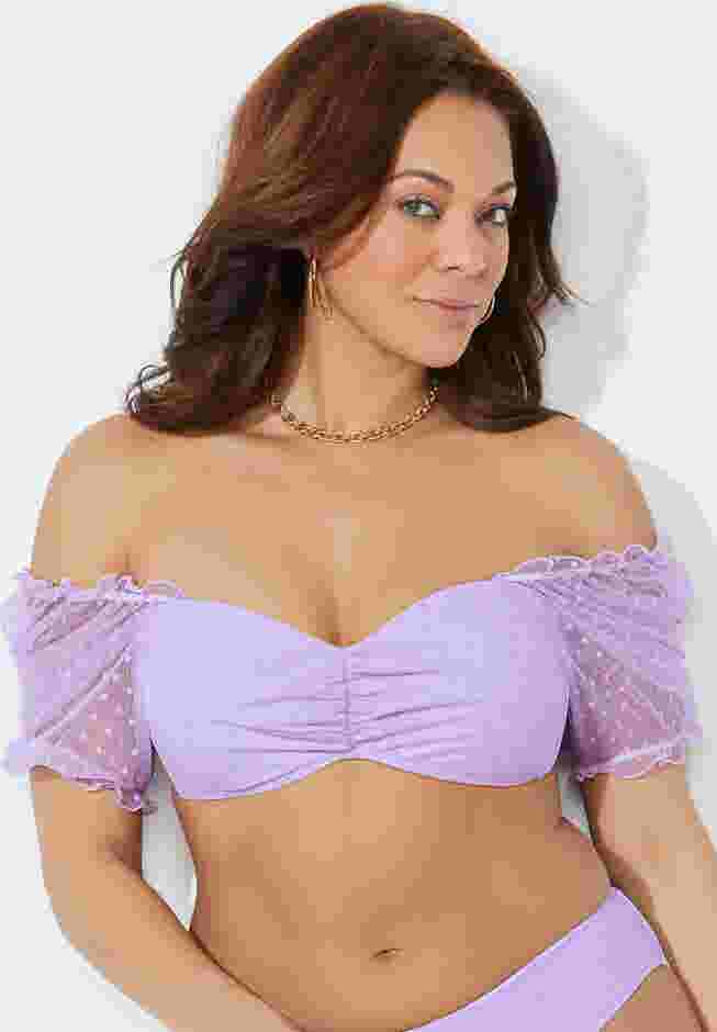 Cup Sized Off The Shoulder Bikini Top image number 2