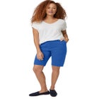 Stretch Chino Mid-rise Bermuda Shorts image number null