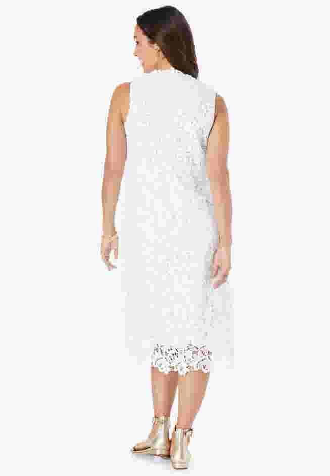Lace Midi Dress image number 1