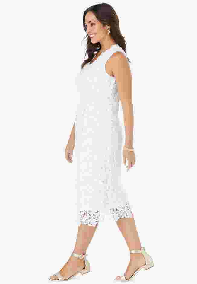 Lace Midi Dress image number 2