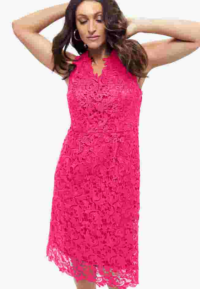 Lace Midi Dress image number 0