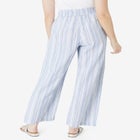 Plus Size Linen Wide-Leg Pant image number null