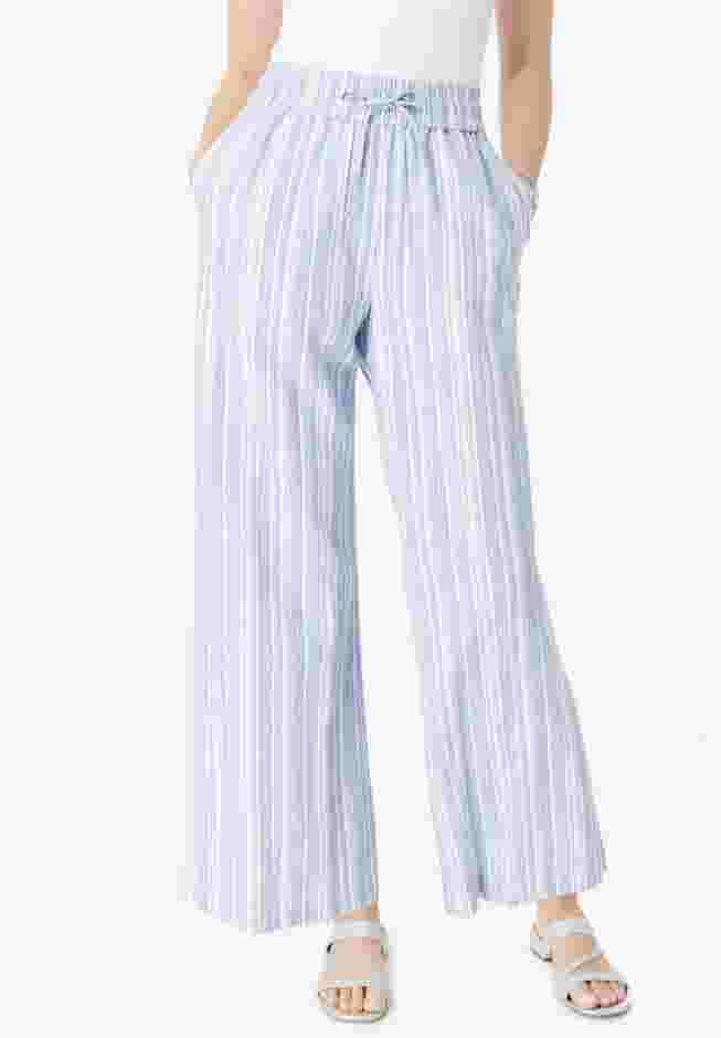 Linen Wide-Leg Pant image number 0