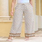 Plus Size Linen Wide-Leg Pant image number null