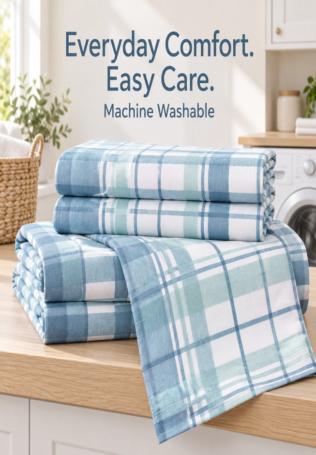 Cotton Flannel Print Sheet Set image number 6