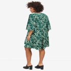 Notch Neckline Tiered A-Line Dress image number null