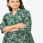 Notch Neckline Tiered A-Line Dress image number null