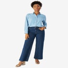 Button Front Denim Shirt image number null