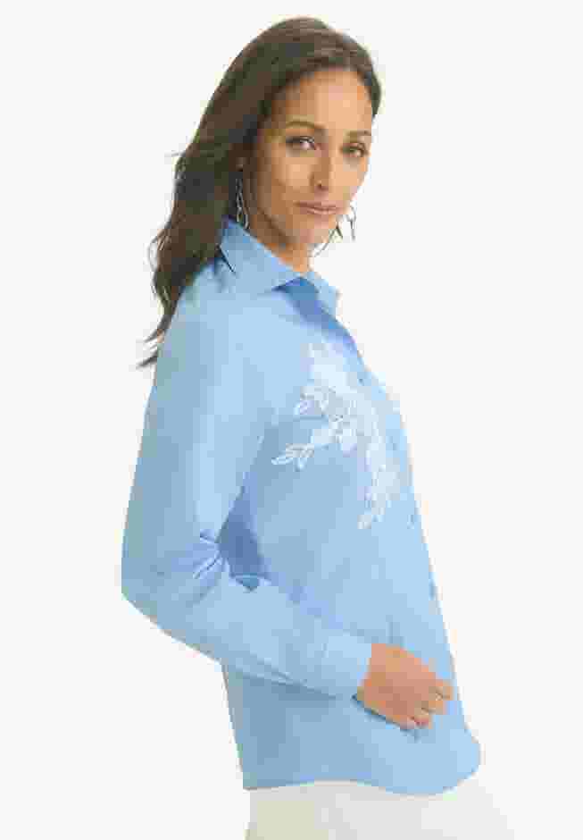 Applique Poplin Shirt image number 2