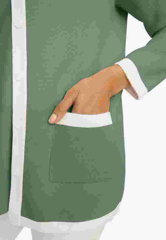 Tipped Boxy Cardigan image number 3