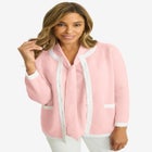 Tipped Boxy Cardigan image number null