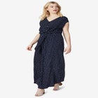 Tie-Front Maxi Dress image number null