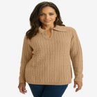 Pullover Cable Polo image number null