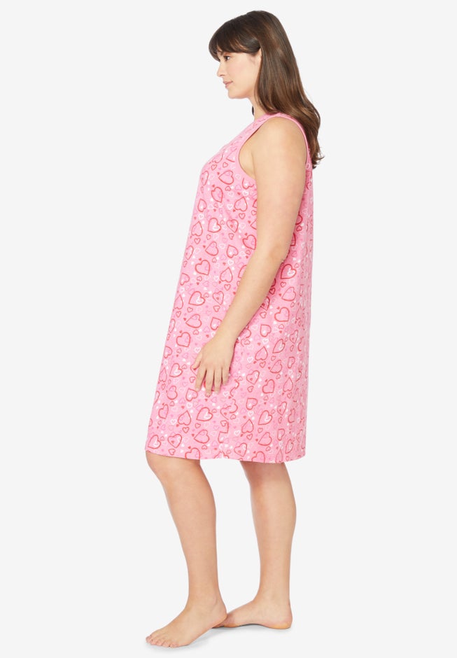 Short Sleeveless Sleepshirt image number 2