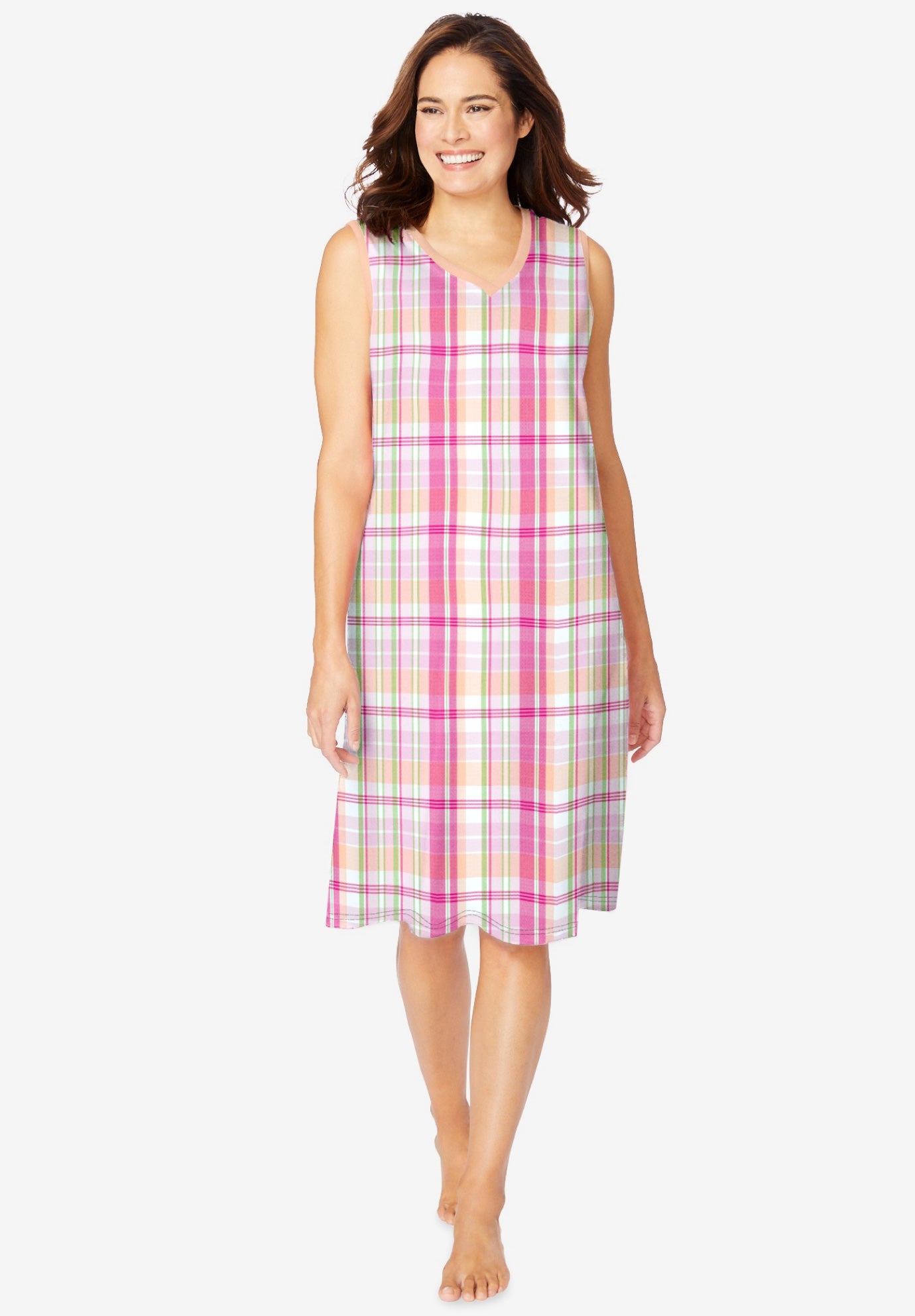 Short Sleeveless Sleepshirt image number 0