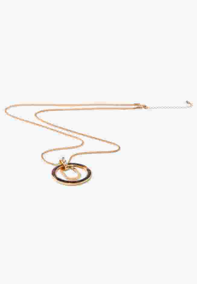 Tortoiseshell Circle Necklace image number 0