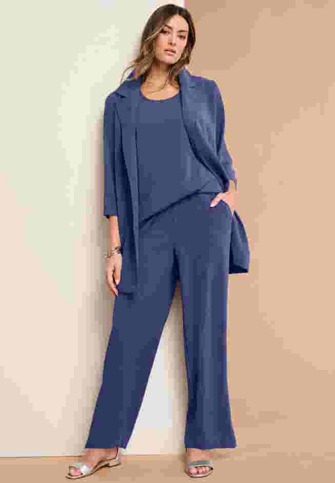 Plus Size AirFlow Wide Leg Pant image number 0