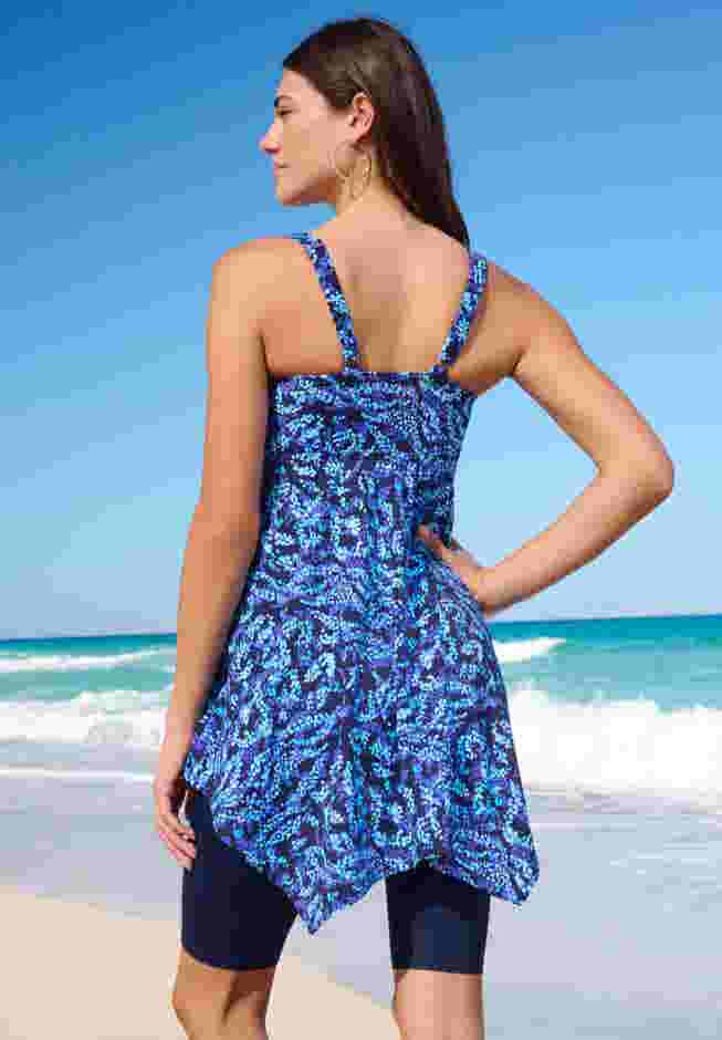 Longer-Length Tankini Top image number 1