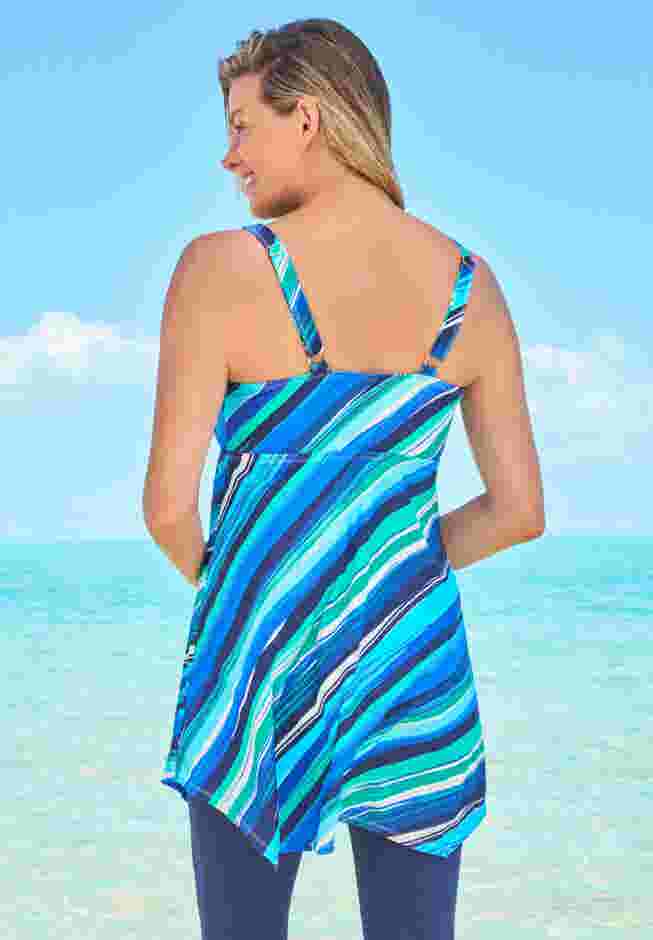 Longer-Length Tankini Top image number 1