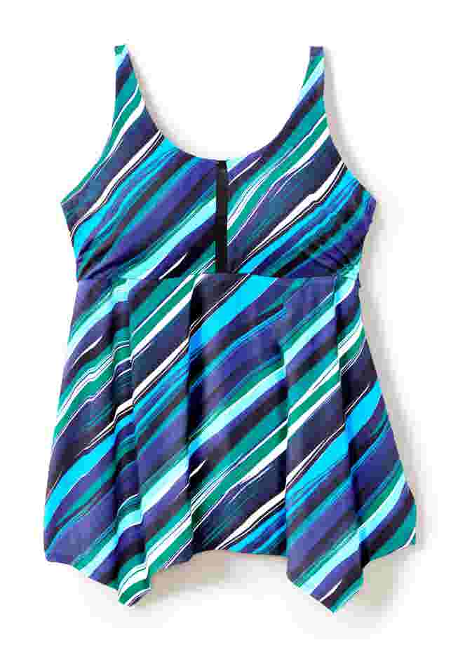 Longer-Length Tankini Top image number 3