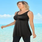 Longer-Length Tankini Top image number null