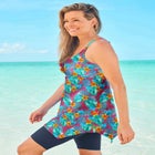 Longer-Length Tankini Top image number null