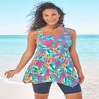 Longer-Length Tankini Top image number null