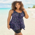 Longer-Length Tankini Top image number null