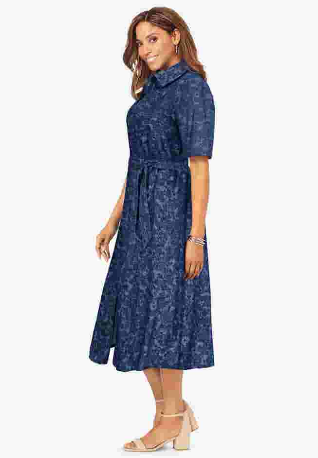 Soft Denim Shirtdress image number 2