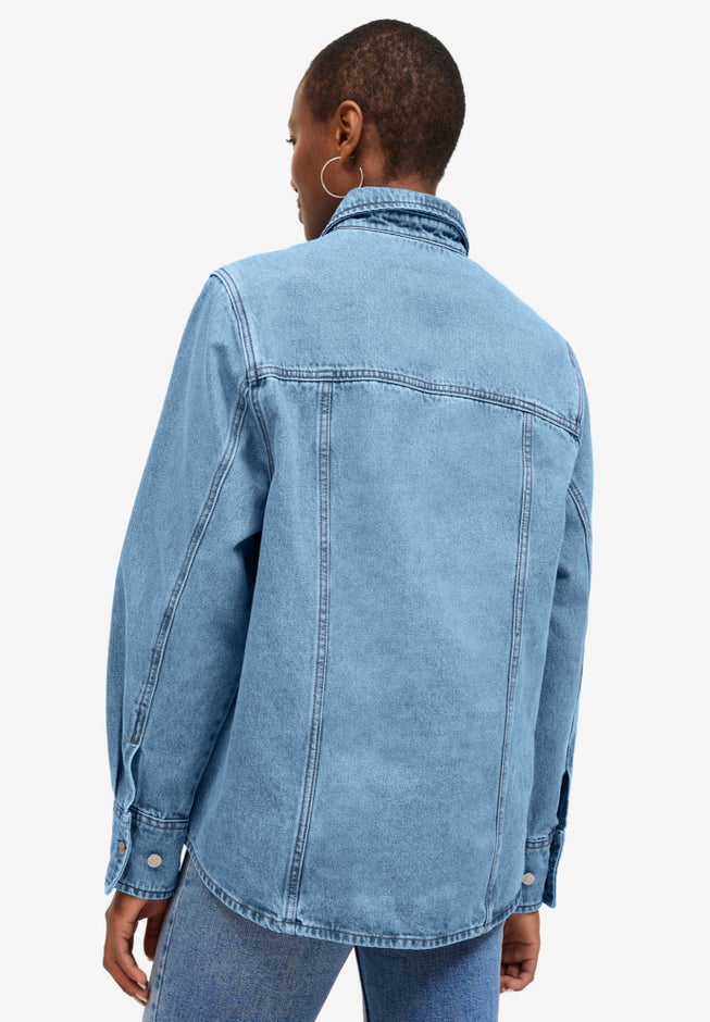 Denim Shirt Jacket image number null