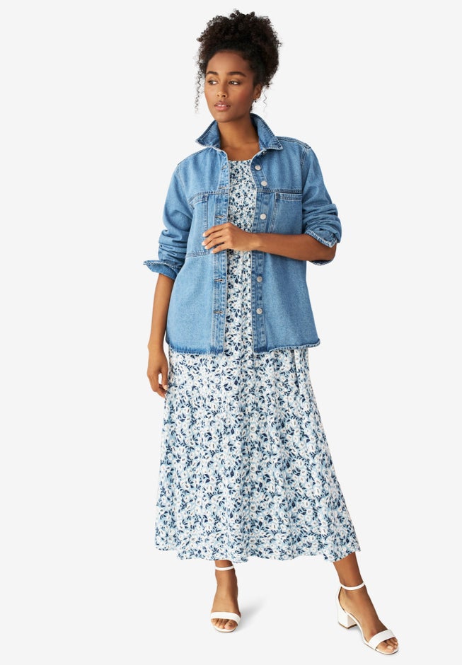 Denim Shirt Jacket image number null
