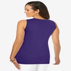 Scoop-Neck Sweater Tank image number null