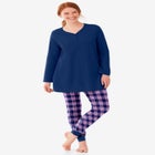 Henley Tunic & Jogger PJ Set image number null