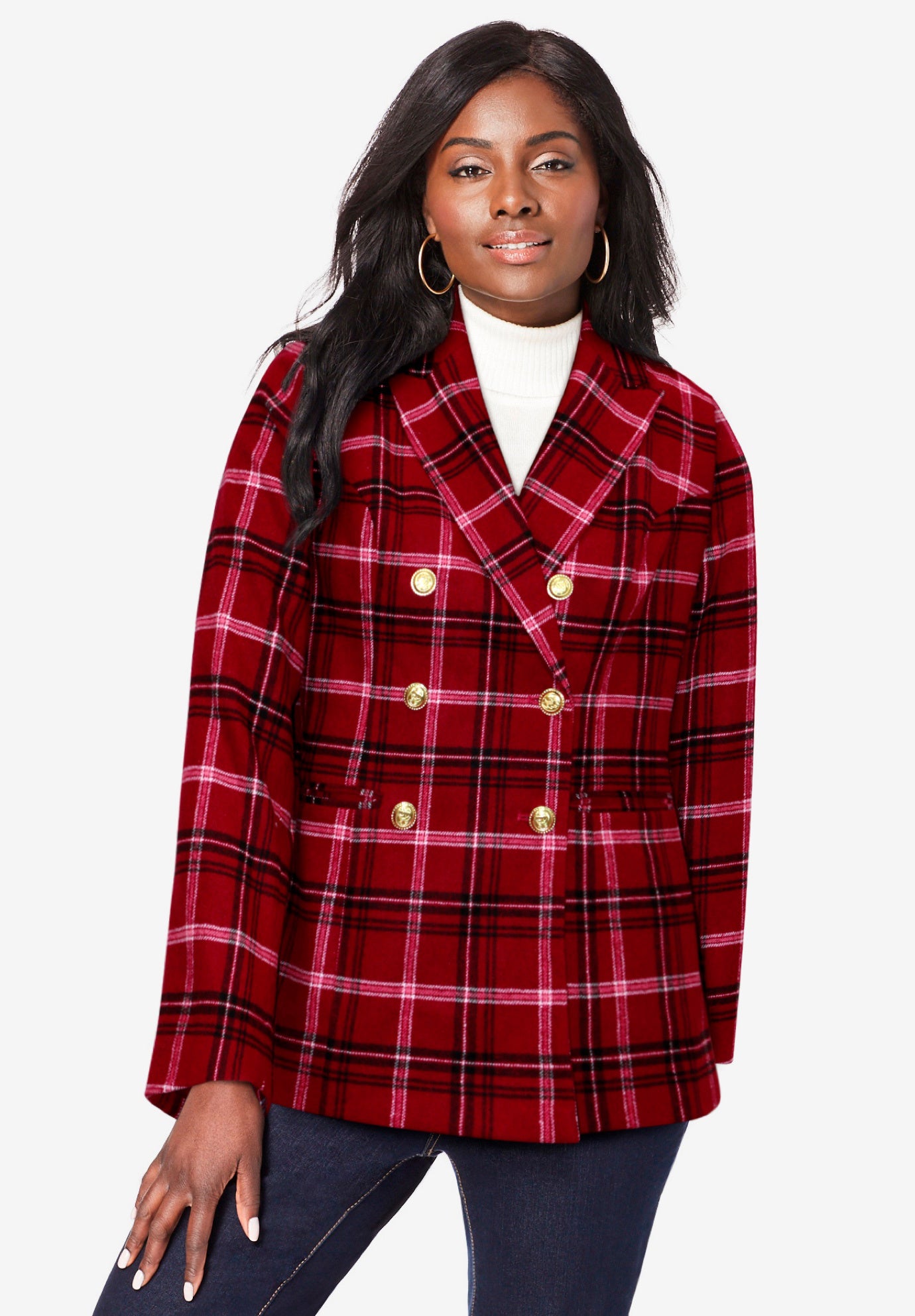 Double Breasted Wool Blazer image number 0