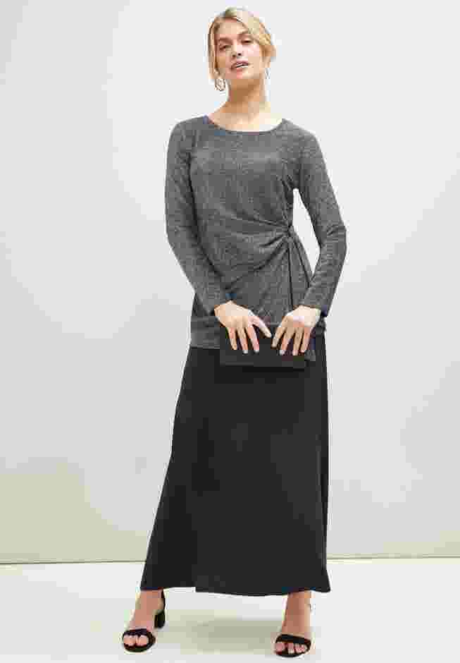 Shimmery Side-Gathered Tunic image number 0