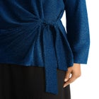 Shimmery Side-Gathered Tunic image number null