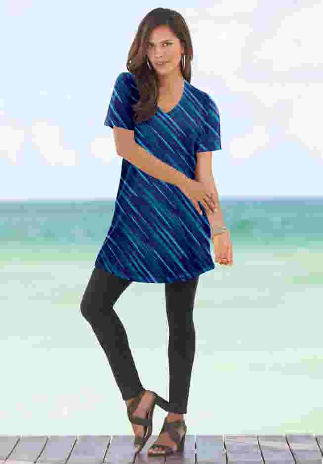 Ultimate Short Sleeve V Neck Tunic image number 0