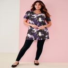 Plus Size Ultimate Cotton V-Neck Short Sleeve Tunic image number null