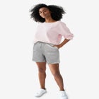 Fleece Shorts With Drawstring Waist image number null