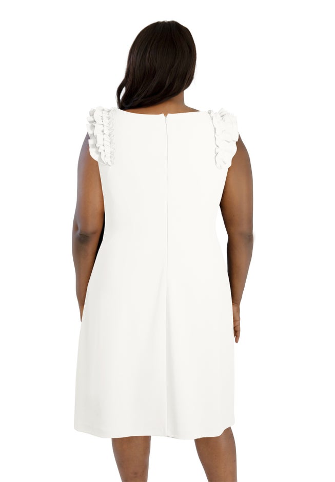 Misses Size Sleeveless Midi Dress image number 1