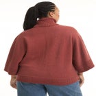 Wide-Sleeve Turtleneck Sweater image number null