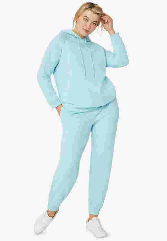Drawstring Waist Fleece Sweatpants image number 0