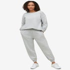 Drawstring Waist Fleece Sweatpants image number null