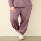 Drawstring Waist Fleece Sweatpants image number null