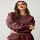 Ellos Studio Fleece Boxy Pullover Sweatshirt image number 2