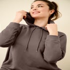 Hooded Fleece Boxy Sweatshirt image number 2