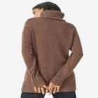 Ribbed Turtleneck Tunic Sweater image number null