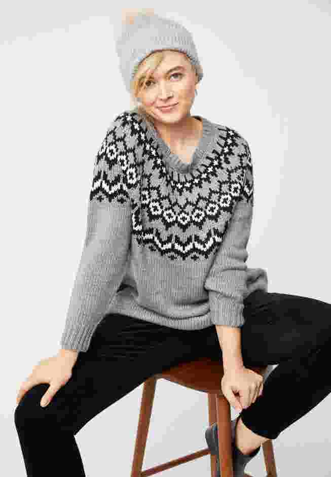 Fair Isle Sweater Tunic image number 4