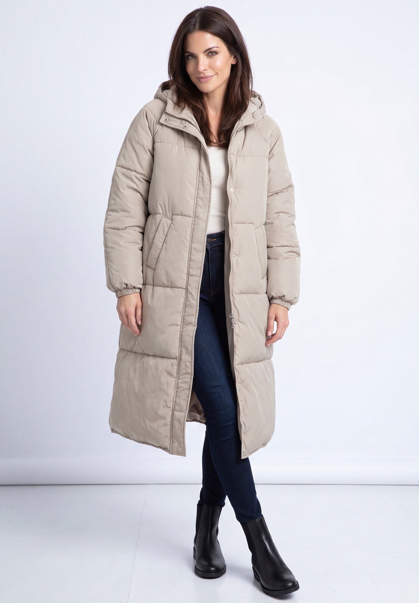 Maxi Side-Zip Puffer image number 0