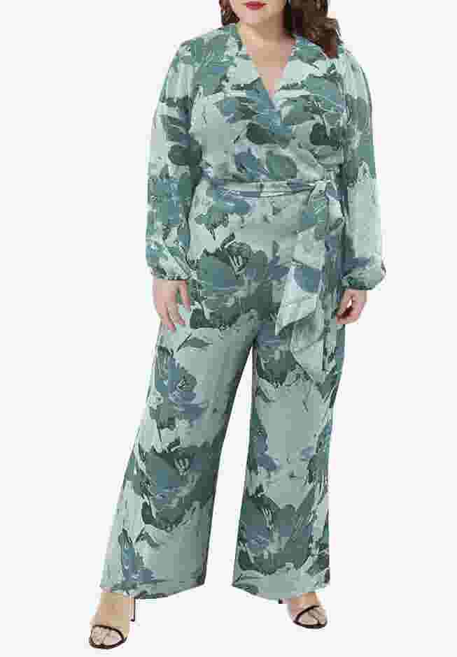 Faux Wrap Jumpsuit image number 0